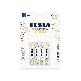 TESLA - baterie AAA GOLD+, 4ks, LR03