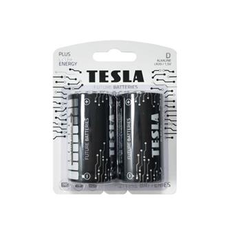 TESLA - baterie D BLACK+, 2ks, LR20