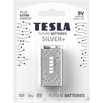 TESLA - baterie 9V SILVER+, 1 ks, 6LR61