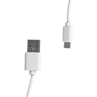 WE Datový kabel micro USB 200cm bílý