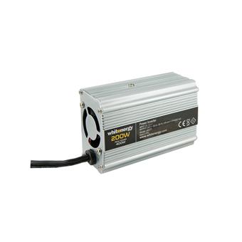 WE Měnič napětí DC/AC 12V / 230V, 200W, USB