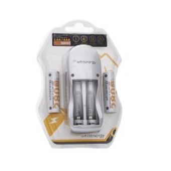 WE Nabíječka pro 2 baterie AA/AAA + 2xAA 2800mAh