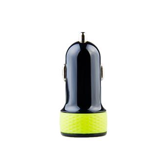 Nabíječka do auta AVACOM NACL-1XKG-10A s výstupem USB 5V/1A, černo-zelená barva