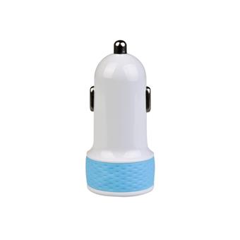 Nabíječka do auta AVACOM NACL-1XWB-10A s výstupem USB 5V/1A, bílo-modrá barva
