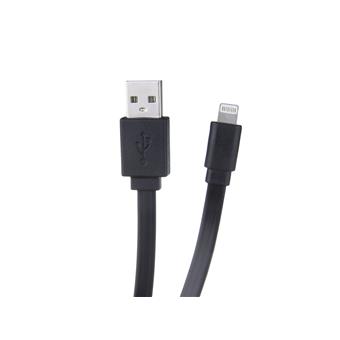 Kabel AVACOM LIG-120K USB - Lightning, 120cm, černá