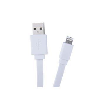 Kábel AVACOM LIG-120W USB - Lightning, 120cm, biela