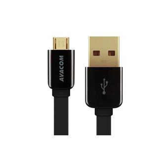 Kabel AVACOM MIC-40K USB - Micro USB, 40cm, černá