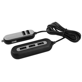 AVACOM CarHUB nabíječka do auta 5x USB výstup, černá