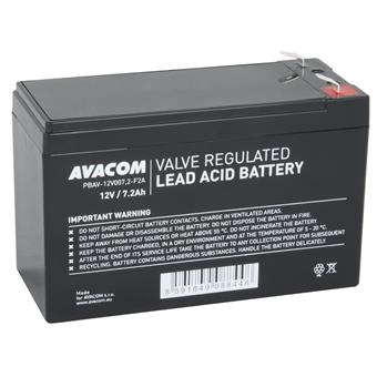 AVACOM batéria 12V 7,2Ah F2 (PBAV-12V007,2-F2A)