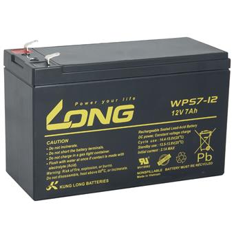 LONG baterie 12V 7Ah F1 (WPS7-12)