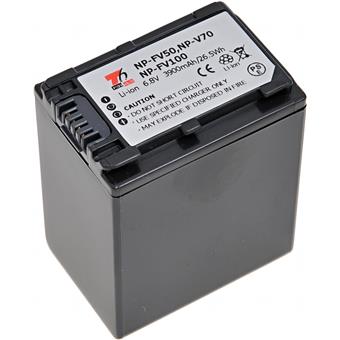 Baterie T6 power Sony NP-FV100, NP-FV70, NP-FV50, 3900mAh, šedá