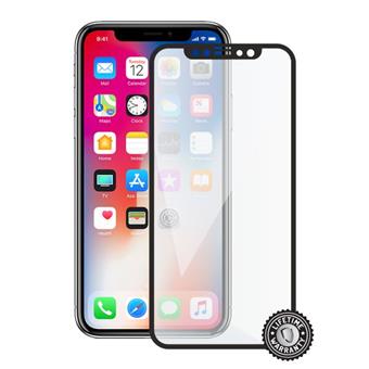 Screenshield APPLE iPhone X/Xs Tempered Glass protection (full COVER black)