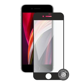 Screenshield APPLE iPhone SE 2020/2022 Tempered Glass protection (full COVER black)