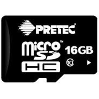 Pretec MicroSDHC 16 GB CLASS 10 + SD adaptér