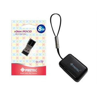 Pretec USB 2.0 i-Disk Poco 8GB - Černý