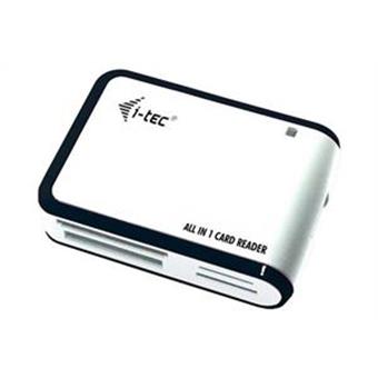 i-tec USB 2.0 univerzální čtečka (bílo/černá)