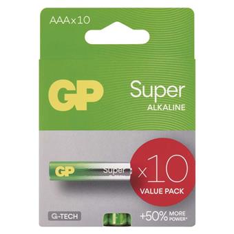 GP Alkalická baterie SUPER AAA (LR03)- 10ks