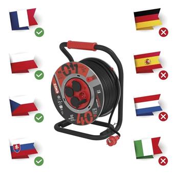 EMOS BUBEN KOV. 4Z 40M 2,5MM GUMA/NEOPREN