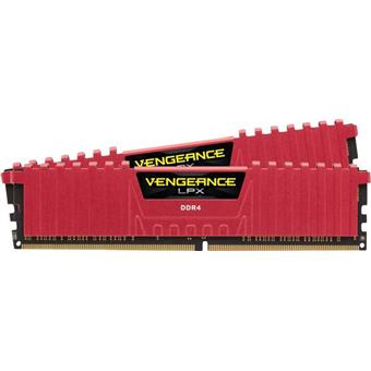 Corsair Vengeance LPX/DDR4/16GB/3200MHz/CL16/2x8GB/Red