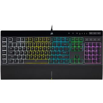CORSAIR K55 RGB PRO/Drôtová USB/US layout/Čierna
