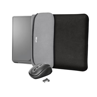 TRUST YVO myš a pouzdro pro 15.6 černá