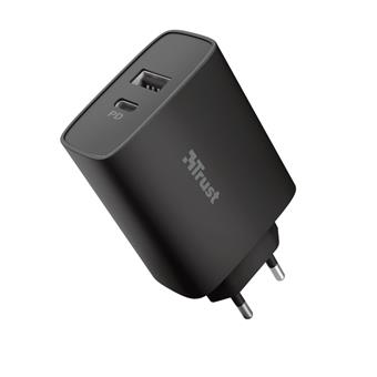 TRUST QMAX USB C+A WALL CHARGER PD 30W