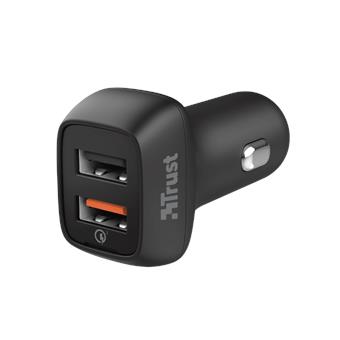TRUST QMAX USB A+A CAR CHARGER QC3 30W