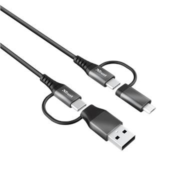 TRUST KEYLA STRONG 4-IN-1 USB CABLE 1M