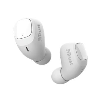 TRUST NIKA COMPACT BLUETH EARPHONES WHITE