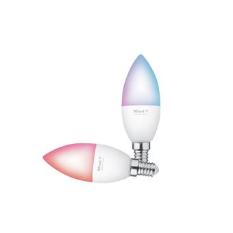 Trust Smart WiFi LED RGB&white ambience Bulb E27 - barevná / 2ks