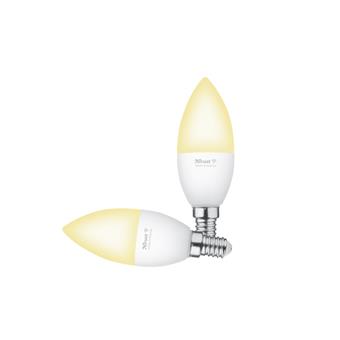 Trust Smart WiFi LED white ambience candle E14 - bílá / 2ks