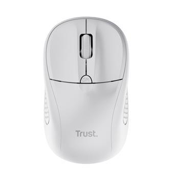 TRUST Primo/Kancelářská/Optická/1 600 DPI/Bezdrátová USB/Bílá