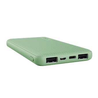 TRUST PRIMO 10000 Powerbanka Eco zelená