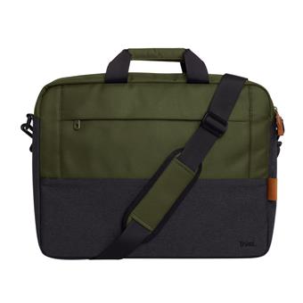 TRUST LISBOA 16" LAPTOP BAG - GREEN