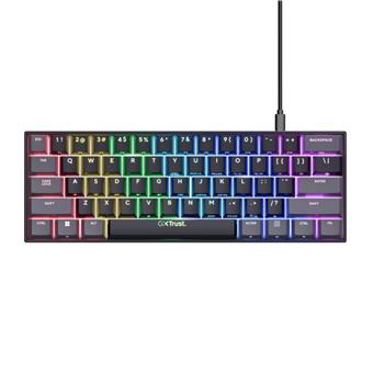 Trust Gaming GXT 867 Acira/Drátová USB/US layout/Černá