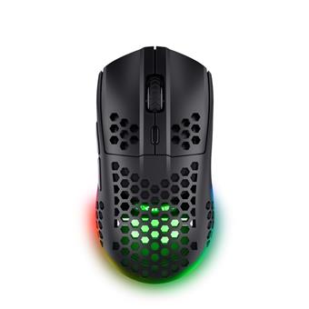 Trust Gaming GXT 929 Helox/Herná/Optická/Pre pravákov/4 800 DPI/Bezdrôtová USB/Čierna