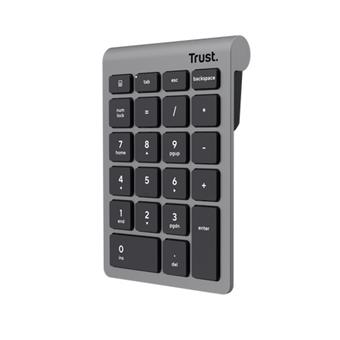 Trust Xalas Wireless numpad/Bezdrátová USB/Stříbrná