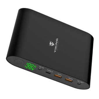 VIKING Notebook powerbank Smartech III QC3.0 25000mAh, Černá. Powerbank pro notebook.