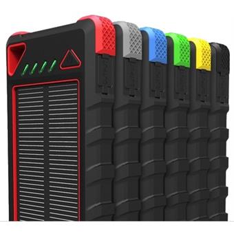 VIKING Solární Outdoor powerbank AKULA II 16000mAh, Červená