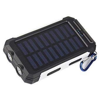 VIKING Solární Outdoorová Powerbanka Delta I 8000mAh, Černo-Bílá