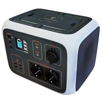 BATERIOVÝ GENERÁTOR VIKING AC600, Přenosná nabíjecí stanice, 230V/600W, UPS, šedá