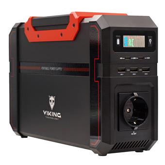 BATERIOVÝ GENERÁTOR VIKING SB500, Přenosná nabíjecí stanice, 230v/500W, UPS