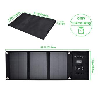 Solární panel VIKING 21W