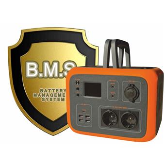 BATERIOVÝ GENERÁTOR VIKING AC600, Přenosná nabíjecí stanice, 230V/600W, UPS, oranžová