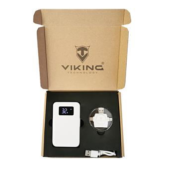 Dárková sada Viking - bílá Powerbanka go10+čtečka paměťových karet 4v1
