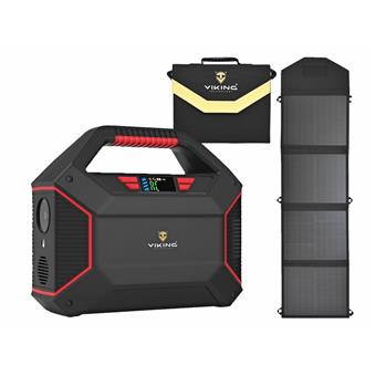 Set bateriový generátor Viking GB155Wh a solární panel L60