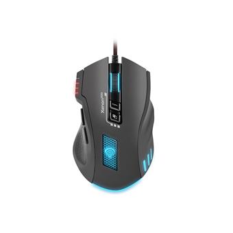 Genesis herní optická myš XENON 200/3200 DPI/Herní/Optická/Pro praváky/Drátová USB/Černá