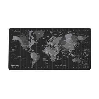 Maxi podložka pod myš Natec Time Zone Map, 40x80cm