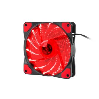Ventilátor Genesis Hydrion 120, červené LED, 120mm