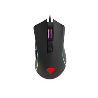 Genesis herní otpická myš KRYPTON 770/RGB/Herní/Optická/Pro praváky/6 000 DPI/Drátová USB/Černá